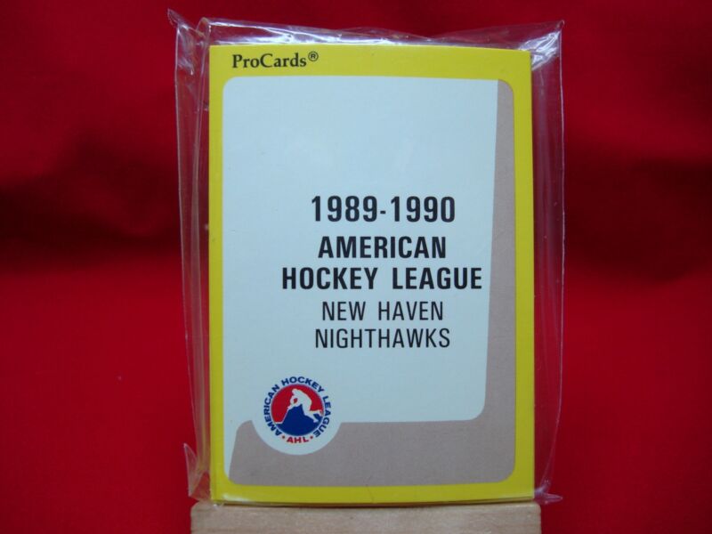 Sealed 1989-90 New Haven Nighthawks ProCards (AHL) Hockey Team Set