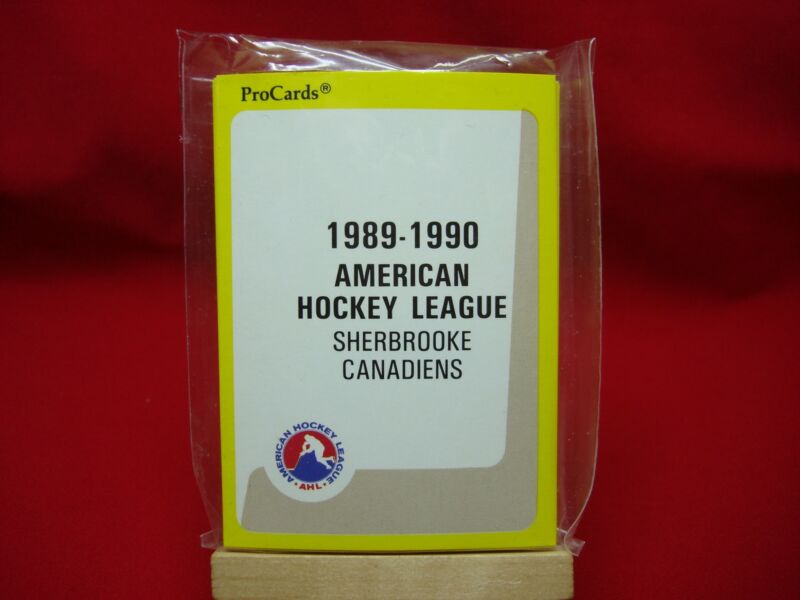 1989-90 Sherbrooke Canadiens ProCards (AHL) factory sealed set