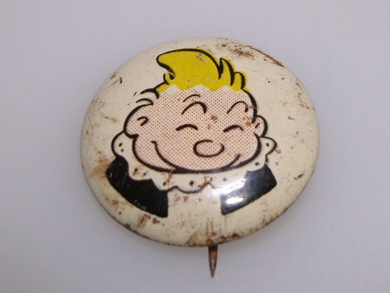 1946 Hans Katzenjammer Kids pin-back button