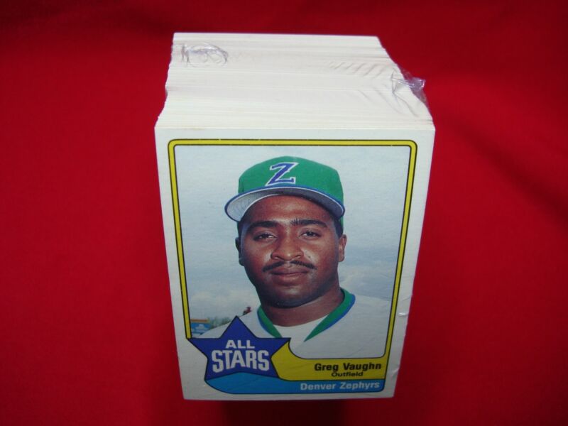1989 TCMA / CMC All-Star Greg Vaughn Denver Zephyrs Baseball Card Set