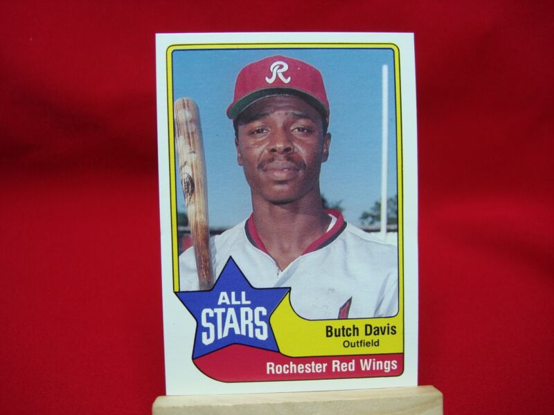 1989 TCMA / CMC All-Star Butch Davis Rochester Red Wings Baseball Cards