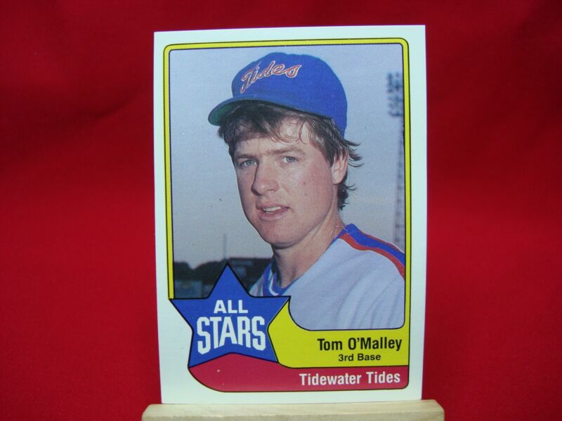 Collection of 1989 Tom O'Malley TCMA / CMC All-Star baseball cards from the Tidewater Tides AAA team