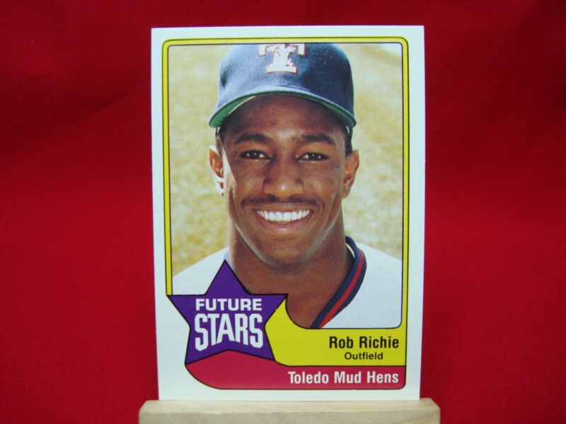1989 Rob Ritchie Toledo Mud Hens TCMA/CMC Future Stars Baseball Card Collection