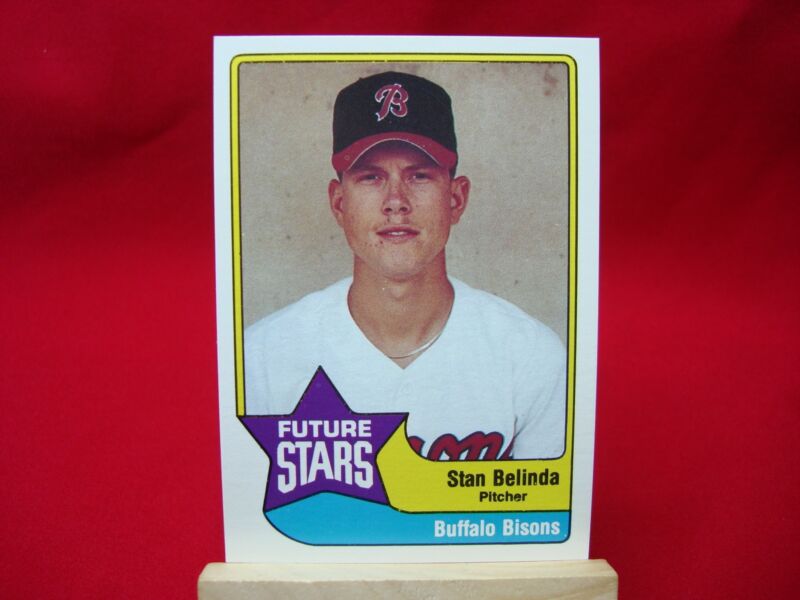 1989 Topps Championship/CMC Future Stars Baseball Card Collection featuring Stan Belinda of the Buffalo Bisons