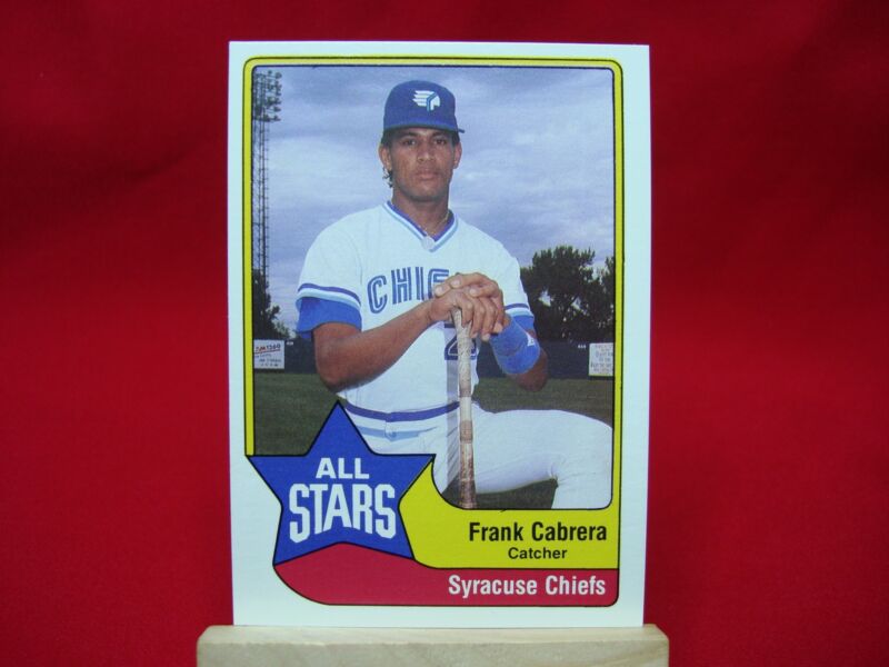 1989 Frank Cabrera TCMA/CMC Future Stars Syracuse Chiefs Baseball Cards (120+)