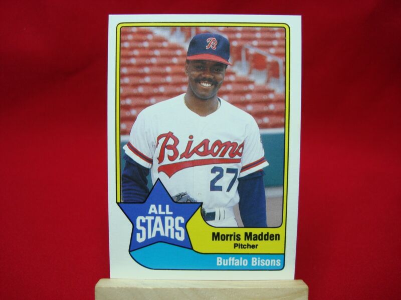 1989 Morris Madden Buffalo Bisons TCMA / CMC All-Star Baseball Cards
