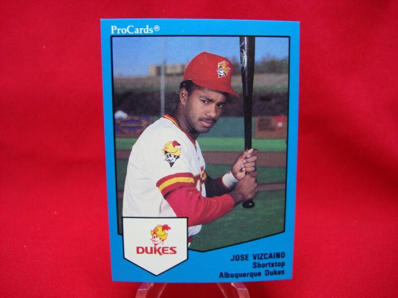 Vintage 1989 Jose Vizcaino ProCards Minor League Baseball Cards