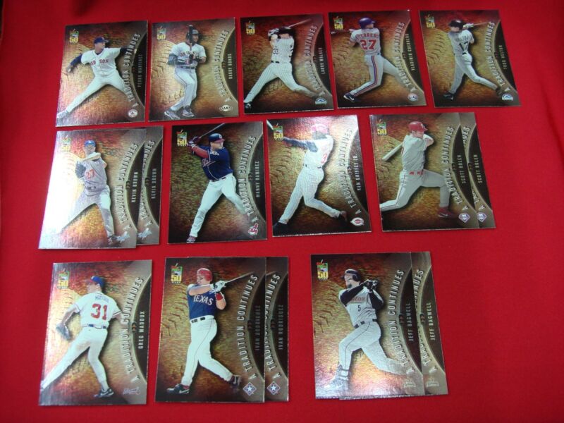 2001 Topps A Tradition Continues Insert Set of 16 Cards