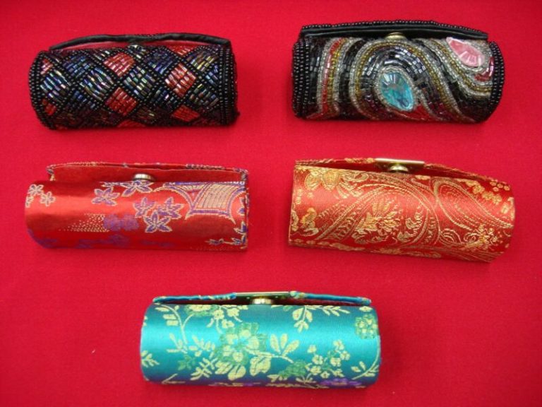 5-piece lipstick holder set with mirrors