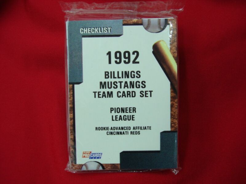 1992 Fleer ProCards Billings Mustangs Team Set