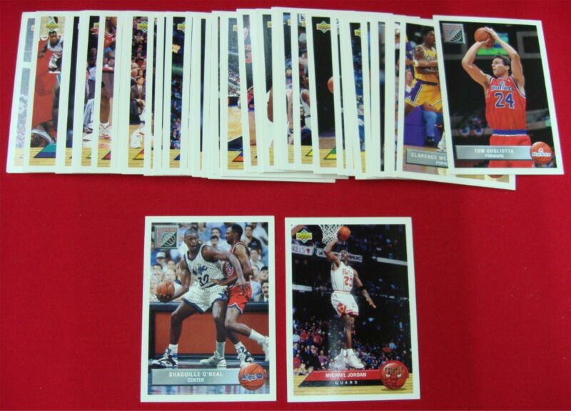 1992-93 Upper Deck McDonald's Complete Basketball Card Set with Shaq RC and Michael Jordan