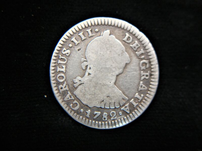 1782 Mexico 1 Reale Silver Coin