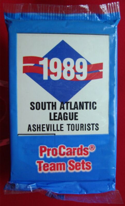 1989 Asheville Tourists ProCards Minor League Baseball Team Set