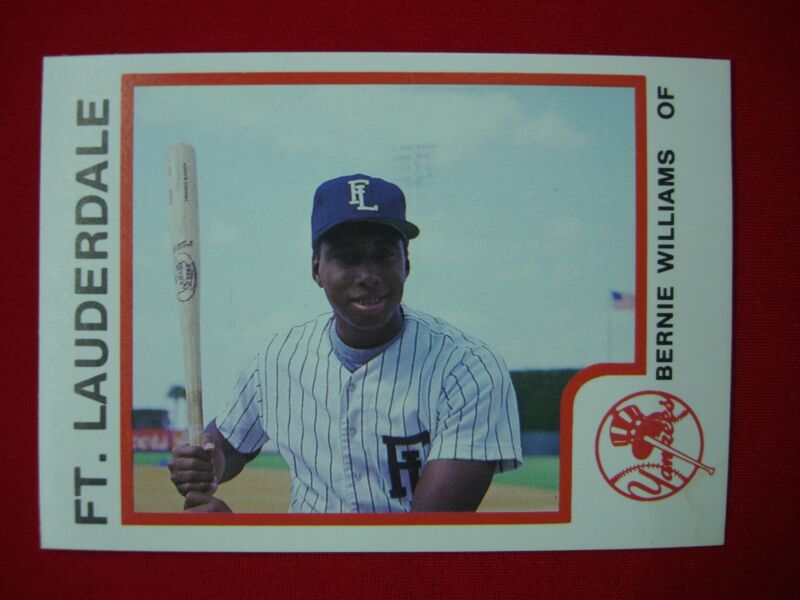1987 ProCards Bernie Williams Minor League Baseball Card #700 - Ft. Lauderdale Yankees