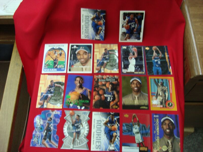 Richard Hamilton Wizards Basketball Card Collection