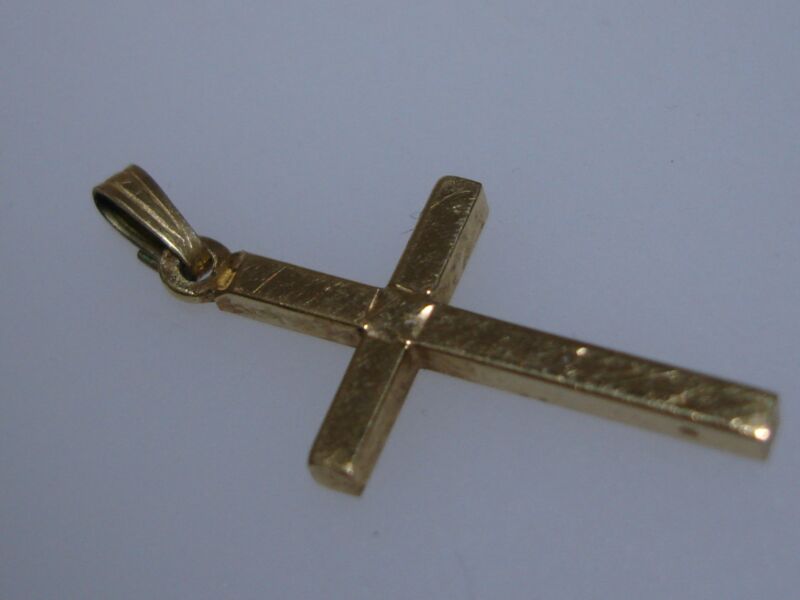 Vintage 14K Gold Filled Cross Pendant by Princes Pride Creations