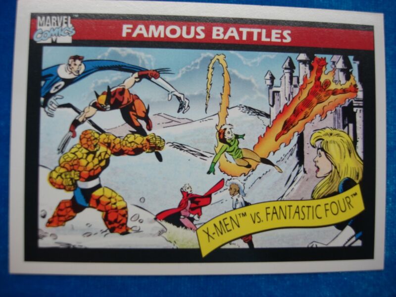1990 Marvel Universe Impel X-Men vs Fantastic Four #101 Trading Card