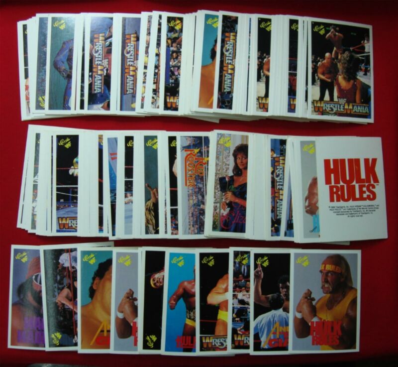 Vintage WWF WrestleMania Trading Cards (1990 Classic Games)