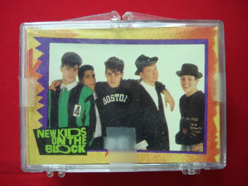 Complete set of 1989 New Kids on the Block trading cards