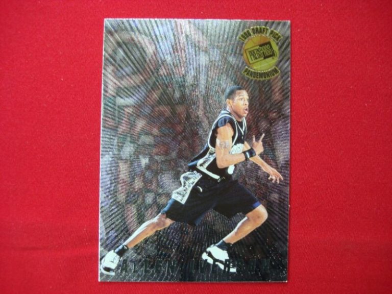 Allen Iverson 1996-97 Press Pass Pandemonium Rookie Foil #PM7 (RC) - Good Condition