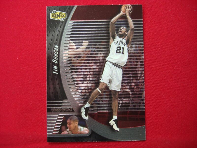 1998-99 Upper Deck Ionix Tim Duncan #51 San Antonio Spurs Basketball Card