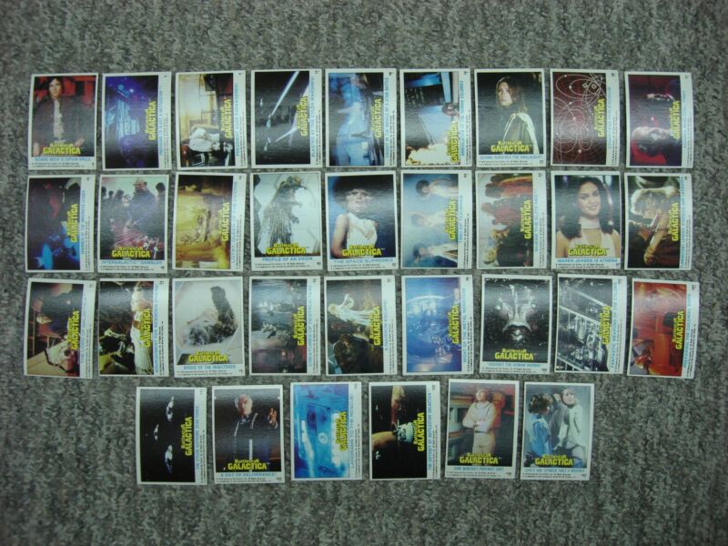 Vintage 1978 Battlestar Galactica Topps Trading Cards