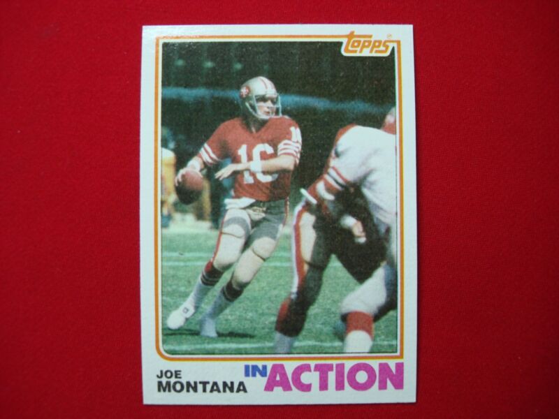1982 Topps Joe Montana #489 Action Football Card