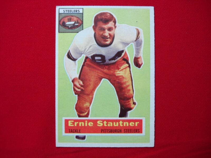 1956 Topps Ernie Stautner #87 Pittsburgh Steelers Football Card