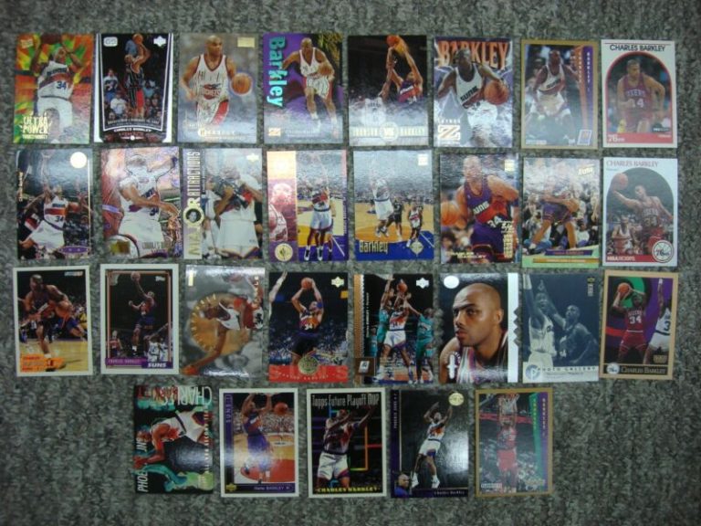 Collection of 29 Charles Barkley basketball cards