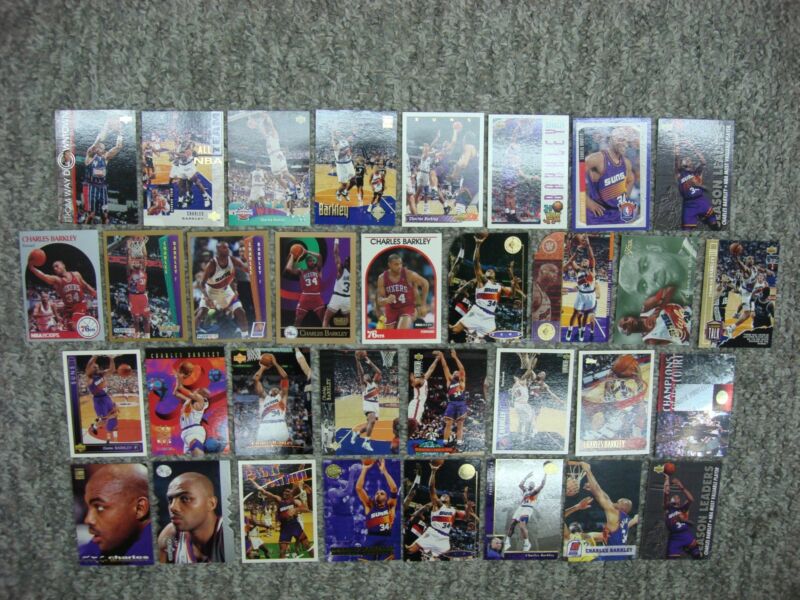 Charles Barkley Basketball Card Lot