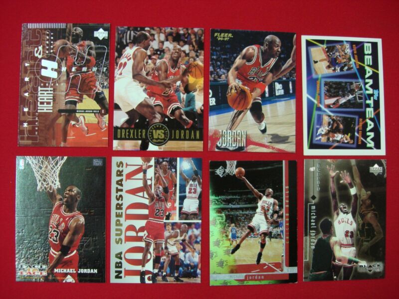 Rare Michael Jordan Chicago Bulls card lot with premium insertions