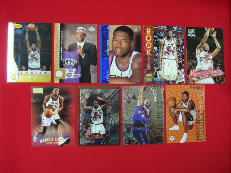 Marcus Camby rookie basketball card lot