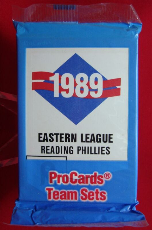 1989 Reading Phillies ProCards Minor League Team Set with Pat Combs, factory sealed