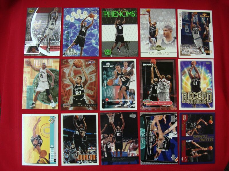 Tim Duncan Basketball Card Lot