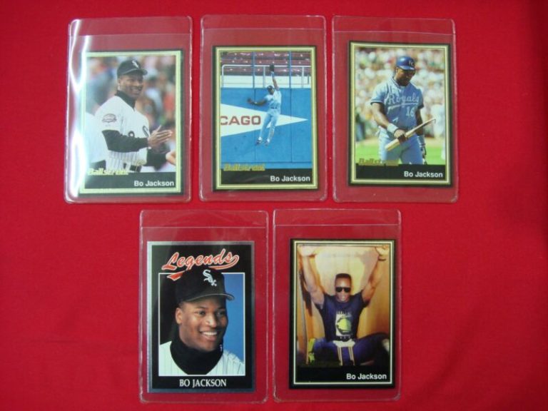 Bo Jackson 1991 Legends & BallStreet Card Lot