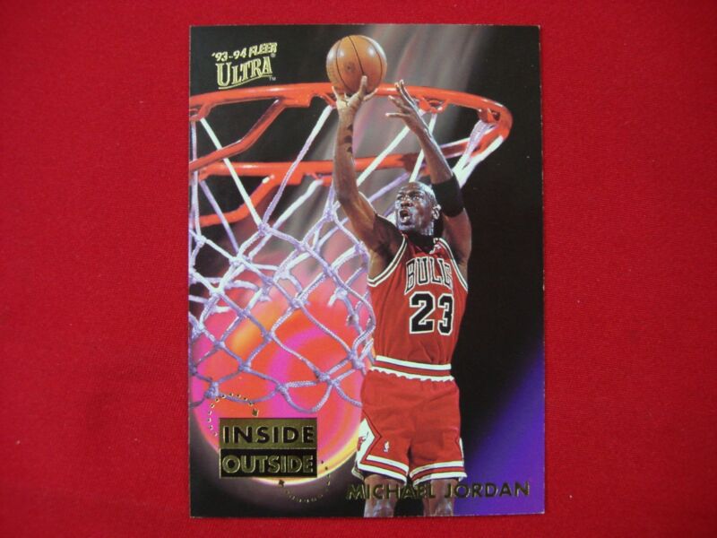 1993-94 Fleer Ultra Michael Jordan Inside Outside Insert #4 Chicago Bulls PSA Graded Basketball Card