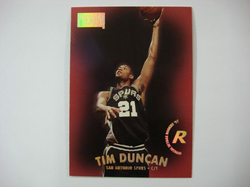 1997-98 Skybox Tim Duncan Rookie Card #112 RC, PSA Graded