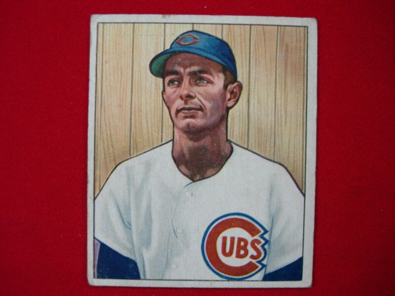 1950 Bowman Roy Smalley #115 Chicago Cubs Baseball Card - PSA Graded