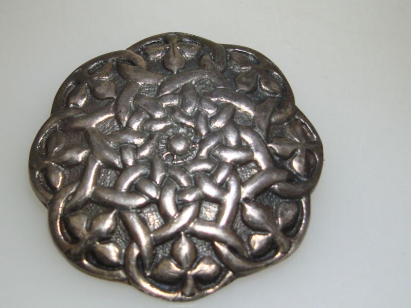 Vintage 1962 Shipton & Co. Alexander Ritchie Celtic Knot Sterling Silver Pin