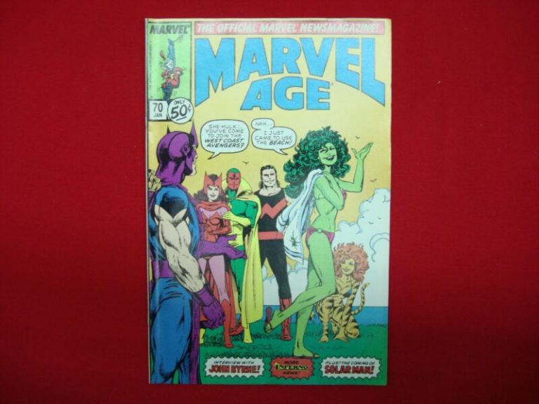 Marvel Age Newsmagazine #70 (Feb 1989) in Fine/Very Fine Condition