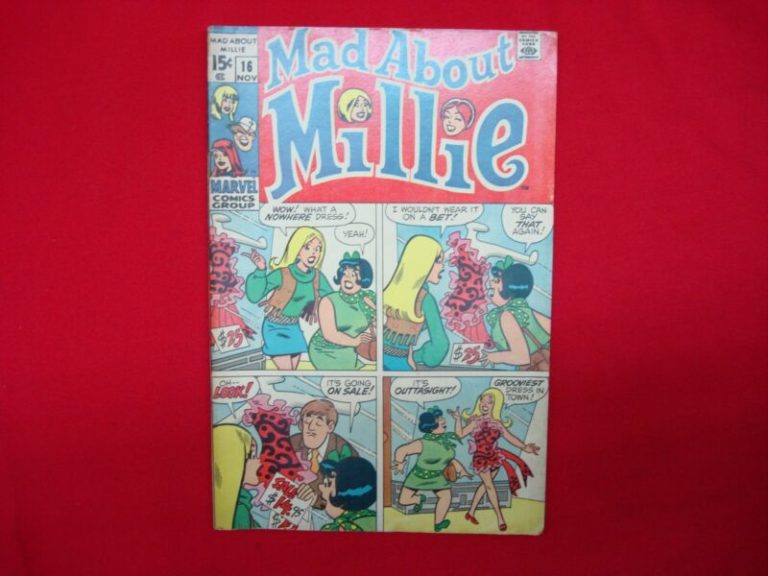 Mad About Millie #16 comic book cover, November 1970, Marvel Comics