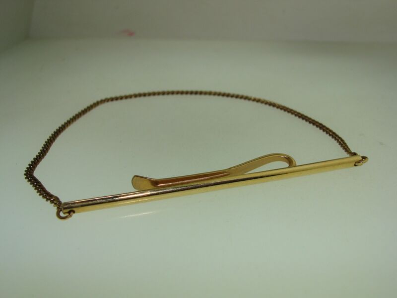 Vintage Krementz gold plated tie bar