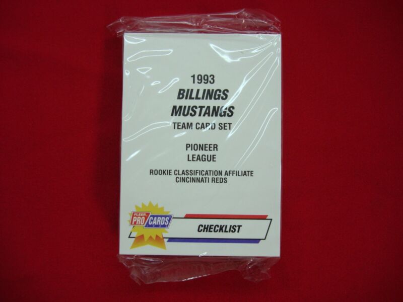 Factory Sealed 1993 Fleer ProCards Billings Mustangs Team Set