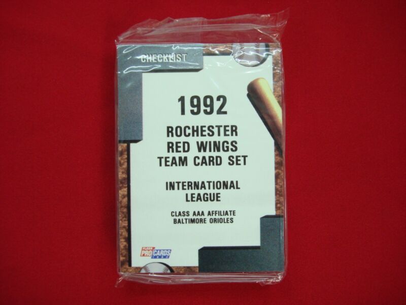 1992 Fleer/ProCards Rochester Red Wings MiLB Team Set (Baltimore Orioles Affiliate) - Factory Sealed