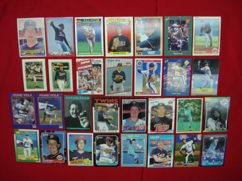 Vintage Frank Viola Baseball Card Lot
