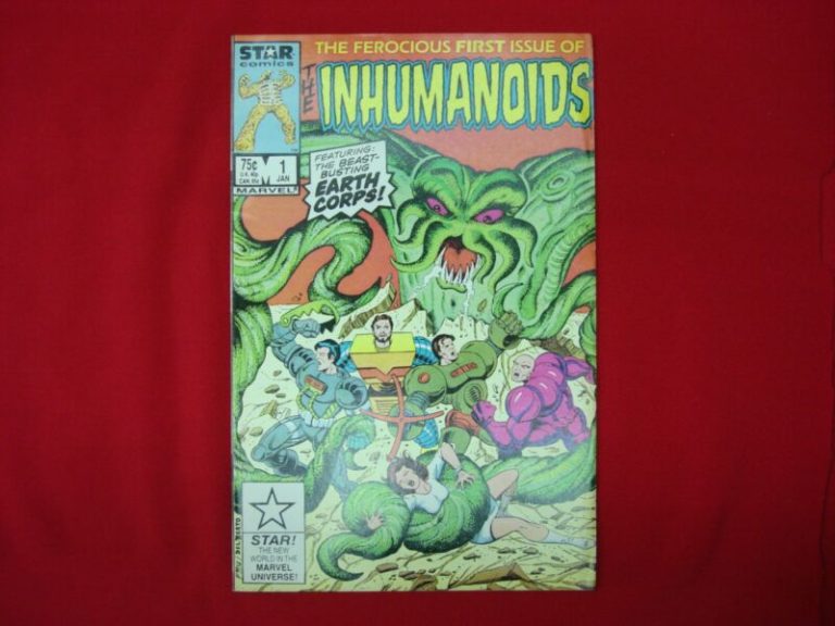 The Inhumanoids #1 (1967) Marvel Star Comics Earth Corps Comic Book
