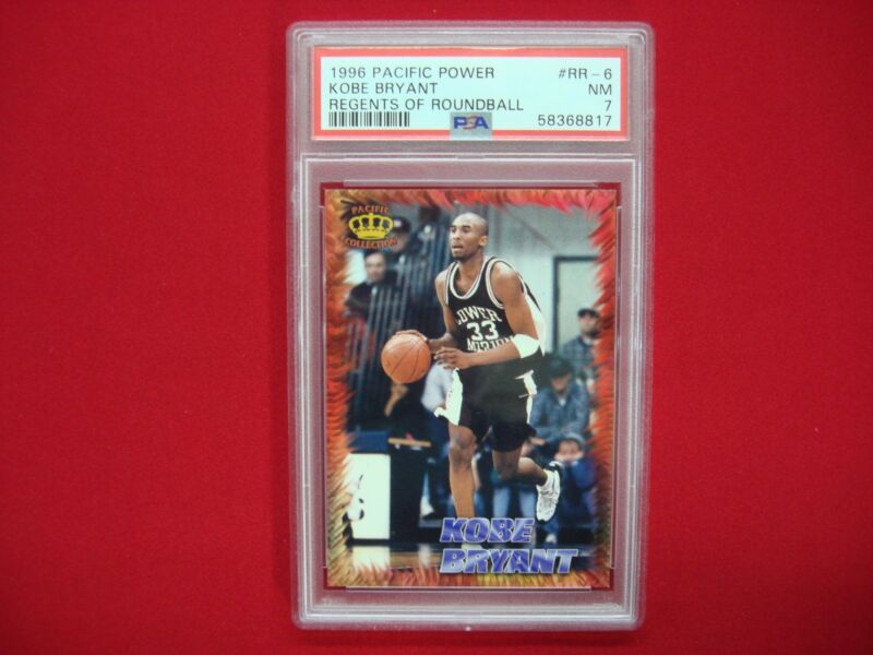 1996 Kobe Bryant Pacific Power Regents of Roundball PSA NM-7 #PP-6 graded basketball card