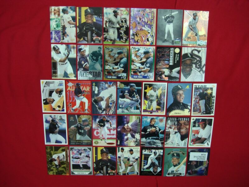 Vintage Frank Thomas baseball card lot