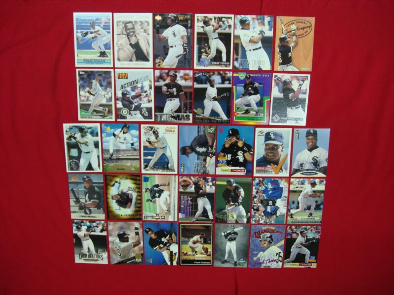 Vintage Frank Thomas Baseball Cards - Chicago White Sox Promo & Insert Lot #4