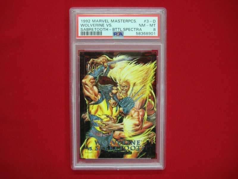 Wolverine vs. Sabretooth PSA NM-MT 8 graded comic card